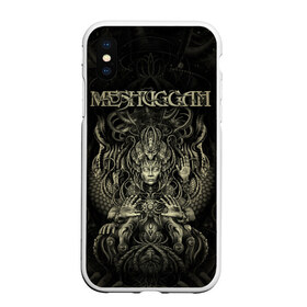 Чехол для iPhone XS Max матовый с принтом Meshuggah в Белгороде, Силикон | Область печати: задняя сторона чехла, без боковых панелей | djent | jens kidman | meshuggah | metal | грув метал | группы | метал | мешуга | музыка | рок