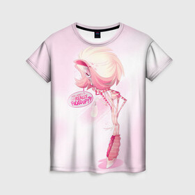 Женская футболка 3D с принтом  Hazbin Hotel в Белгороде, 100% полиэфир ( синтетическое хлопкоподобное полотно) | прямой крой, круглый вырез горловины, длина до линии бедер | hazbin hotel | hell | ад | ада | аластор | вэгги | отель хазбин | пасхалки | рай | тайны | чарли