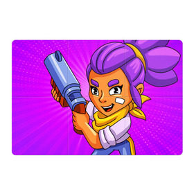 Магнитный плакат 3Х2 с принтом BRAWL STARS SHELLY в Белгороде, Полимерный материал с магнитным слоем | 6 деталей размером 9*9 см | Тематика изображения на принте: brawl stars | brawl stars shelly | brawler | shelly | бравл старз | бравлер | шелли