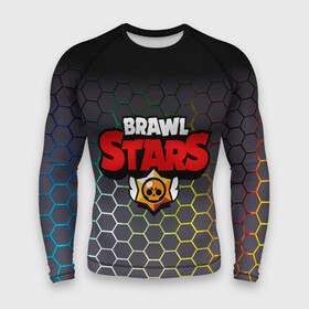 Мужской рашгард 3D с принтом Brawl Stars Hexagon в Белгороде,  |  | brawl | brawl st | brawl stars | colt | game | hexagon | logo | mobo | pattern | poco | shelly | stars | бравл | игра | игры | кольт | лого | мобильные игры | патерн | паттерн | поко | соты | старс | шелли