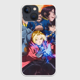 Чехол для iPhone 13 mini с принтом Fullmetal Alchemist Brotherhood в Белгороде,  |  | anime | fullmetal alchemist brotherhood | аниме. | стальной алхимик братство | цельнометаллический алхимик братство