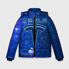 Зимняя куртка для мальчиков 3D с принтом Tesla в Белгороде, ткань верха — 100% полиэстер; подклад — 100% полиэстер, утеплитель — 100% полиэстер | длина ниже бедра, удлиненная спинка, воротник стойка и отстегивающийся капюшон. Есть боковые карманы с листочкой на кнопках, утяжки по низу изделия и внутренний карман на молнии. 

Предусмотрены светоотражающий принт на спинке, радужный светоотражающий элемент на пуллере молнии и на резинке для утяжки | cybertruck | elon reeve musk | model 3 | pickup | tech | technology | tesla | грузовик | илон маск | кибер | моторс | пикап | тесла