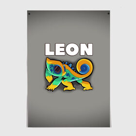 Постер с принтом Leon (Brawl Stars) в Белгороде, 100% бумага
 | бумага, плотность 150 мг. Матовая, но за счет высокого коэффициента гладкости имеет небольшой блеск и дает на свету блики, но в отличии от глянцевой бумаги не покрыта лаком | brawl stars | crow | game | leon | бравл | бравл стар | бравл старс | ворон | ворона | детская | детям | игра | компьютерная игра | кров | леон | персонаж | развлечение