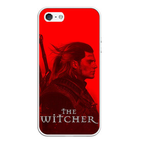 Чехол для iPhone 5/5S матовый с принтом The Witcher в Белгороде, Силикон | Область печати: задняя сторона чехла, без боковых панелей | gerald | geralt | henry cavill | netflix | the witcher | wild hunt | witcher | ведьмак | ведьмак сериал | генри кавилл | геральд | дикая охота | нетфликс