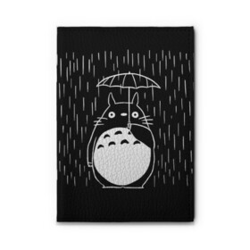 Обложка для автодокументов с принтом Тоторо прячется от дождя в Белгороде, натуральная кожа |  размер 19,9*13 см; внутри 4 больших “конверта” для документов и один маленький отдел — туда идеально встанут права | Тематика изображения на принте: anime | hayao miyazaki | japanese | meme | miyazaki | piano | studio ghibli | tokyo | totoro | гибли | котобус | мой | сосед | сусуватари | тонари | тоторо | хаяо миядзаки