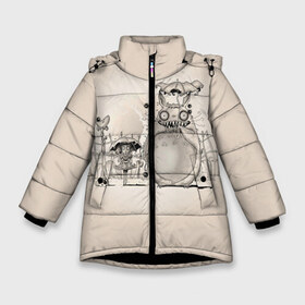 Зимняя куртка для девочек 3D с принтом My Neighbor Totoro в Белгороде, ткань верха — 100% полиэстер; подклад — 100% полиэстер, утеплитель — 100% полиэстер. | длина ниже бедра, удлиненная спинка, воротник стойка и отстегивающийся капюшон. Есть боковые карманы с листочкой на кнопках, утяжки по низу изделия и внутренний карман на молнии. 

Предусмотрены светоотражающий принт на спинке, радужный светоотражающий элемент на пуллере молнии и на резинке для утяжки. | Тематика изображения на принте: anime | hayao miyazaki | japanese | meme | miyazaki | piano | studio ghibli | tokyo | totoro | гибли | котобус | мой | сосед | сусуватари | тонари | тоторо | хаяо миядзаки