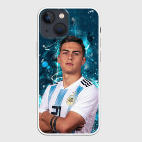 Чехол для iPhone 13 mini с принтом Дибала Аргентина в Белгороде,  |  | champions | dybala | football | juventus | paulo | paulo dybal | soccer | uefa | world cup | аргентина | дибала | лига чемпионов | пауло | пауло дибала | сборная аргентины | футбол | юве | ювентус