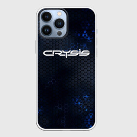 Чехол для iPhone 13 Pro Max с принтом Crysis Armor в Белгороде,  |  | Тематика изображения на принте: armor | crysis | crysis 4 | game | hex | hexagon | броня | броня crysis | гексагоны | доспехи | игра | крайзис | кризис | логотип | надпись | шутер