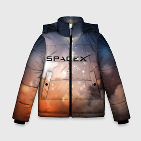 Зимняя куртка для мальчиков 3D с принтом SpaceX 3D в Белгороде, ткань верха — 100% полиэстер; подклад — 100% полиэстер, утеплитель — 100% полиэстер | длина ниже бедра, удлиненная спинка, воротник стойка и отстегивающийся капюшон. Есть боковые карманы с листочкой на кнопках, утяжки по низу изделия и внутренний карман на молнии. 

Предусмотрены светоотражающий принт на спинке, радужный светоотражающий элемент на пуллере молнии и на резинке для утяжки | elon musk | spacex | илон маск