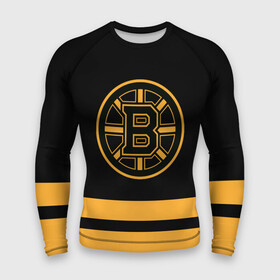 Мужской рашгард 3D с принтом Бостон Брюинз НХЛ в Белгороде,  |  | boston | boston bruins | bruins | hockey | nhl | usa | бостон | бостон брюинз | нхл | спорт | сша | хоккей | шайба