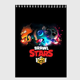 Скетчбук с принтом Brawl Stars в Белгороде, 100% бумага
 | 48 листов, плотность листов — 100 г/м2, плотность картонной обложки — 250 г/м2. Листы скреплены сверху удобной пружинной спиралью | bo | brawl | brock | bull | colt | dynamike | elprimo | jessie | leon | moba | nita | shelly | stars | бо | брок | булл | джесси | динамайк | кольт | леон | нита | шелли | эльпримо