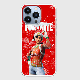 Чехол для iPhone 13 Pro с принтом FORTNITE НОВОГОДНИЙ. в Белгороде,  |  | Тематика изображения на принте: 2020 | christmas | fortnite | snow | winter | winter is coming | зима близко | игра | новогодний | новый год | новый год 2020 | персонаж | снег | снежинки | фортнайт | фортнайт новогодний