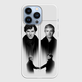 Чехол для iPhone 13 Pro с принтом Sherlock в Белгороде,  |  | 221b | bbc | benedict cumberbatch | john watson | mark gatiss | martin freeman | sherlock holmes | steven moffat | бейкер | джон ватсон | мориарти | стрит | шерлок