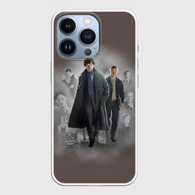 Чехол для iPhone 13 Pro с принтом SHERLOCK | ШЕРЛОК в Белгороде,  |  | 221b | bbc | benedict cumberbatch | john watson | mark gatiss | martin freeman | sherlock holmes | steven moffat | бейкер | джон ватсон | мориарти | стрит | шерлок