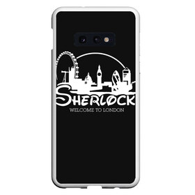 Чехол для Samsung S10E с принтом Sherlock в Белгороде, Силикон | Область печати: задняя сторона чехла, без боковых панелей | Тематика изображения на принте: 221b | bbc | benedict cumberbatch | john watson | mark gatiss | martin freeman | sherlock holmes | steven moffat | бейкер | джон ватсон | мориарти | стрит | шерлок