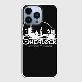 Чехол для iPhone 13 Pro с принтом Sherlock в Белгороде,  |  | 221b | bbc | benedict cumberbatch | john watson | mark gatiss | martin freeman | sherlock holmes | steven moffat | бейкер | джон ватсон | мориарти | стрит | шерлок