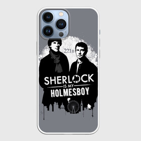 Чехол для iPhone 13 Pro Max с принтом Sherlock Holmesboy в Белгороде,  |  | Тематика изображения на принте: 221b | bbc | benedict cumberbatch | john watson | mark gatiss | martin freeman | sherlock holmes | steven moffat | бейкер | джон ватсон | мориарти | стрит | шерлок