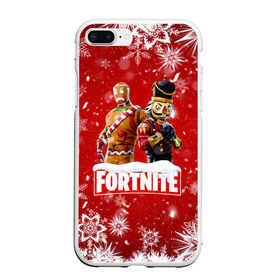 Чехол для iPhone 7Plus/8 Plus матовый с принтом Новогодний Fortnite в Белгороде, Силикон | Область печати: задняя сторона чехла, без боковых панелей | Тематика изображения на принте: 2020 | christmas | fortnite | fortnite 2 | fortnite chapter 2 | fortnite2 | fortnite: chapter 2 | new year | snow | winter | игры | новогодний | новый год | фортнайт | фортнайт 2