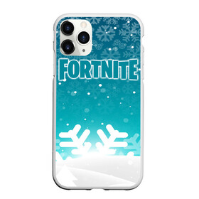 Чехол для iPhone 11 Pro Max матовый с принтом Fortnite Новогодний в Белгороде, Силикон |  | Тематика изображения на принте: 