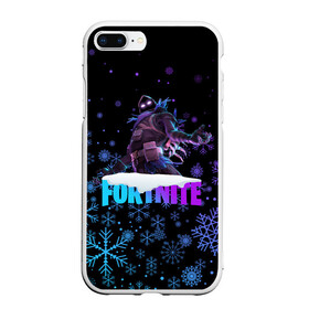 Чехол для iPhone 7Plus/8 Plus матовый с принтом FORTNITE НОВОГОДНИЙ в Белгороде, Силикон | Область печати: задняя сторона чехла, без боковых панелей | 2020 | christmas | fortnite | snow | winter | winter is coming | зима близко | игра | новогодний | новый год | новый год 2020 | персонаж | снег | снежинки | фортнайт | фортнайт новогодний