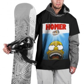 Накидка на куртку 3D с принтом Homer в Белгороде, 100% полиэстер |  | bart | beer | family | homer | jaws | lisa | maggie | marge | shark | simpson | simpsons | thesimpsons | акула | барт | гомер | лиза | мардж | мегги | семья | симпсоны | челюсти