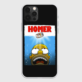 Чехол для iPhone 12 Pro Max с принтом Homer в Белгороде, Силикон |  | bart | beer | family | homer | jaws | lisa | maggie | marge | shark | simpson | simpsons | thesimpsons | акула | барт | гомер | лиза | мардж | мегги | семья | симпсоны | челюсти