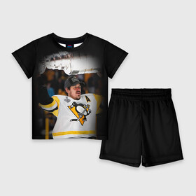 Детский костюм с шортами 3D с принтом Евгений Малкин в Белгороде,  |  | hockey | malkin | nhl | penguins | pittsburgh | pittsburgh penguins | евгений малкин | малкин | нхл | пингвинз | питтсбург | питтсбург пингвинз | россия | сборная россии | спорт | хоккей | шайба