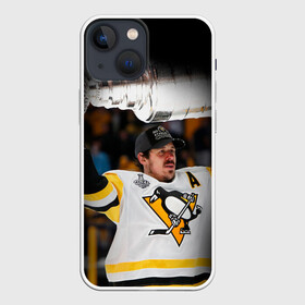 Чехол для iPhone 13 mini с принтом Евгений Малкин в Белгороде,  |  | hockey | malkin | nhl | penguins | pittsburgh | pittsburgh penguins | евгений малкин | малкин | нхл | пингвинз | питтсбург | питтсбург пингвинз | россия | сборная россии | спорт | хоккей | шайба