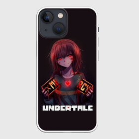 Чехол для iPhone 13 mini с принтом UNDERTALE в Белгороде,  |  | chara | frisk | sans | undertale | андертале | андертейл | игра | подземная сказка | санс | ундертале | фриск | чара