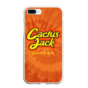 Чехол для iPhone 7Plus/8 Plus матовый с принтом Cactus Jack в Белгороде, Силикон | Область печати: задняя сторона чехла, без боковых панелей | Тематика изображения на принте: reeses puffs | travis scott | джэк | кактус | трэвис скотт