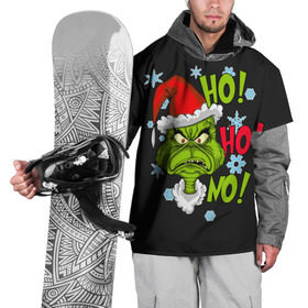 Накидка на куртку 3D с принтом Grinch Face No! No! No! в Белгороде, 100% полиэстер |  | Тематика изображения на принте: christmas | claus | grinch stole | how the | jingle | merry | santa | гринч | гуманоид | диккенс | ктоград | олени | рождество | снежинки | чарльз