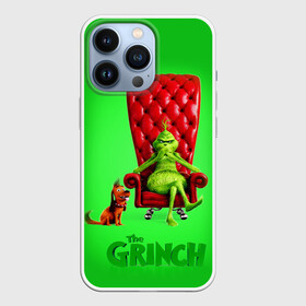 Чехол для iPhone 13 Pro с принтом The Grinch в Белгороде,  |  | christmas | claus | grinch stole | how the | jingle | merry | santa | гринч | гуманоид | диккенс | ктоград | олени | рождество | снежинки | чарльз