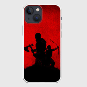 Чехол для iPhone 13 mini с принтом God of War в Белгороде,  |  | god | playstation | war | атрей | бог | войны | кратос | левиафан | лук | лучник | призрак спарты | топор