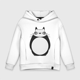 Детское худи Oversize хлопок с принтом Panda Totoro в Белгороде, френч-терри — 70% хлопок, 30% полиэстер. Мягкий теплый начес внутри —100% хлопок | боковые карманы, эластичные манжеты и нижняя кромка, капюшон на магнитной кнопке | Тематика изображения на принте: forest | friend | ghibli | japan | keeper | miyazaki | nature | neigbor | neighbour | panda | totoro | анимация | аниме | гибли | друг | животные | лес | любовь | милый | мир | миядзаки | мульт | мультфильм | панда | приключения | природа | сказка