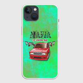 Чехол для iPhone 13 с принтом Mafia в Белгороде,  |  | 2107 | mafia | бандиты | ваз | мафия | машины | семерка | таз | тазы