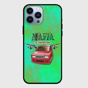 Чехол для iPhone 13 Pro Max с принтом Mafia в Белгороде,  |  | Тематика изображения на принте: 2107 | mafia | бандиты | ваз | мафия | машины | семерка | таз | тазы