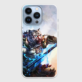 Чехол для iPhone 13 Pro с принтом Warrior Zoomorph в Белгороде,  |  | mmorpg | perfect world | pw | амфибии | воин | древние | друид | жнец | жрец | зооморфы | идеальный мир | лучник | люди | маг | оборотень | паладин | пв | сиды | страж | стрелок | тени | шаман