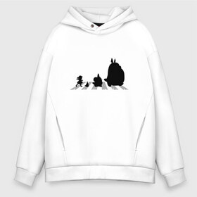 Мужское худи Oversize хлопок с принтом Totoro Beatles в Белгороде, френч-терри — 70% хлопок, 30% полиэстер. Мягкий теплый начес внутри —100% хлопок | боковые карманы, эластичные манжеты и нижняя кромка, капюшон на магнитной кнопке | Тематика изображения на принте: abbey road | beatles | forest | friend | ghibli | japan | keeper | miyazaki | music | nature | neigbor | neighbo | rock | totoro | анимация | аниме | битлз | гибли | друг | животные | лес | любовь | милый | мир | миядзаки | музыка | мульт | мультфильм | п