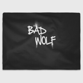 Плед 3D с принтом Bad wolf в Белгороде, 100% полиэстер | закругленные углы, все края обработаны. Ткань не мнется и не растягивается | bbc | dimension | dr who | jenna coleman | jodie whittaker | matt smith | relative | resolution | space | tardis | the doctor | time | галлифрей | джоди уиттакер | доктор кто | тардис