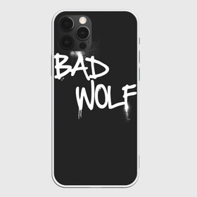 Чехол для iPhone 12 Pro с принтом Bad wolf в Белгороде, силикон | область печати: задняя сторона чехла, без боковых панелей | bbc | dimension | dr who | jenna coleman | jodie whittaker | matt smith | relative | resolution | space | tardis | the doctor | time | галлифрей | джоди уиттакер | доктор кто | тардис