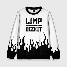 Детский свитшот 3D с принтом Limp Bizkit  в Белгороде, 100% полиэстер | свободная посадка, прямой крой, мягкая тканевая резинка на рукавах и понизу свитшота | Тематика изображения на принте: bizkit | limp | limp bizkit | music | rock | бизкиты | лимп бизкит | лимпы | липкие письки | музыка | рок