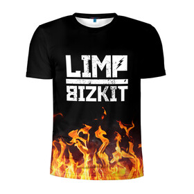 Мужская футболка 3D спортивная с принтом Limp Bizkit  в Белгороде, 100% полиэстер с улучшенными характеристиками | приталенный силуэт, круглая горловина, широкие плечи, сужается к линии бедра | bizkit | limp | limp bizkit | music | rock | бизкиты | лимп бизкит | лимпы | липкие письки | музыка | рок