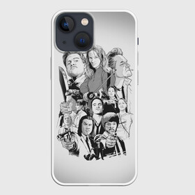 Чехол для iPhone 13 mini с принтом КВЕНТИН ТАРАНТИНО. в Белгороде,  |  | tarantino | квентин тарантино | тарантино