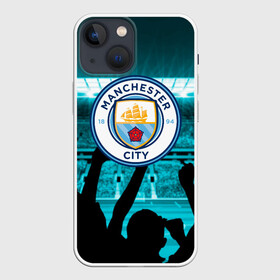 Чехол для iPhone 13 mini с принтом Manchester City в Белгороде,  |  | champions | city | football | manchester | manchester city | soccer | uefa | world cup | лига чемпионов | манчестер | манчестер сити | сити | форма | формы | футбол