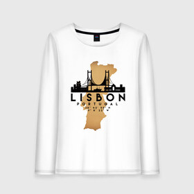 Женский лонгслив хлопок с принтом Лиссабон (Португалия) в Белгороде, 100% хлопок |  | city | lisbon | portugal | ronaldo | travel | город | европа | карта | лиссабон | мир | португалия | приключение | путешествие | роналду | столица | страна | тиризм | турист | флаг
