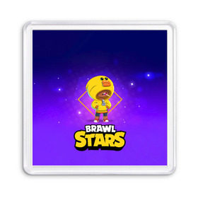 Магнит 55*55 с принтом Brawl Stars. Leon в Белгороде, Пластик | Размер: 65*65 мм; Размер печати: 55*55 мм | bo | brawl | brock | bull | colt | dynamike | elprimo | jessie | leon | moba | nita | shelly | stars | бо | брок | булл | джесси | динамайк | кольт | леон | нита | шелли | эльпримо