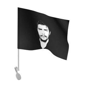 Флаг для автомобиля с принтом Че Гевара в Белгороде, 100% полиэстер | Размер: 30*21 см | che | cuba | guevara | revolution | бунтарь | коммунизм | куба | революция | свобода | советский | союз | ссср | че гевара