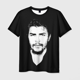 Мужская футболка 3D с принтом Че Гевара в Белгороде, 100% полиэфир | прямой крой, круглый вырез горловины, длина до линии бедер | che | cuba | guevara | revolution | бунтарь | коммунизм | куба | революция | свобода | советский | союз | ссср | че гевара