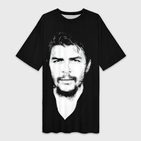 Платье-футболка 3D с принтом Че Гевара в Белгороде,  |  | Тематика изображения на принте: che | cuba | guevara | revolution | бунтарь | коммунизм | куба | революция | свобода | советский | союз | ссср | че гевара