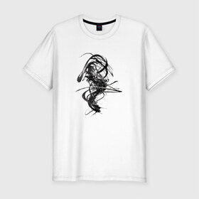 Мужская футболка хлопок Slim с принтом Темная Энергия в Белгороде, 92% хлопок, 8% лайкра | приталенный силуэт, круглый вырез ворота, длина до линии бедра, короткий рукав | вихрь | темная энергия | тьма